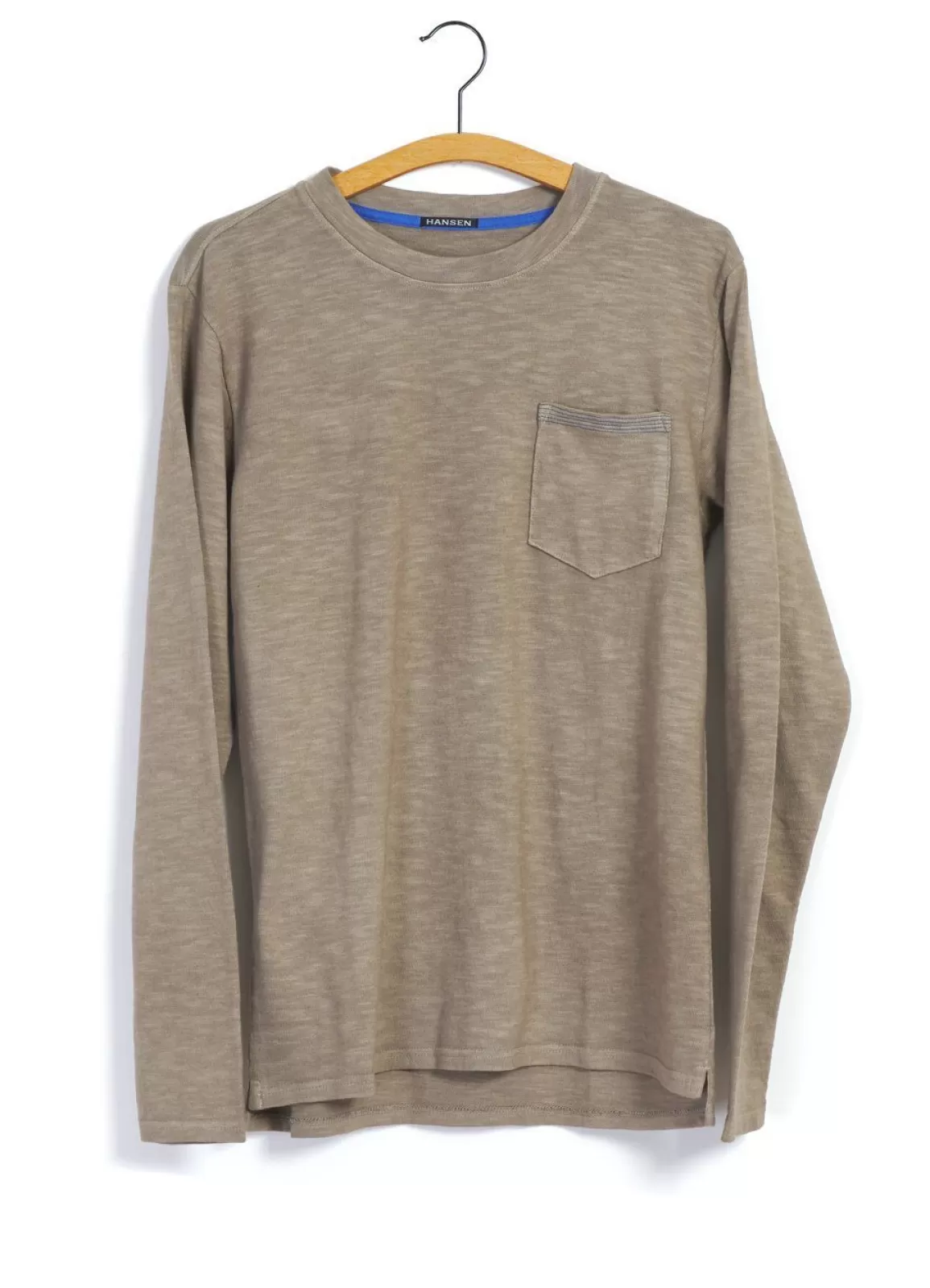 Best Jones | Long Sleeve Crew Neck Pocket T | Clay Jerseys