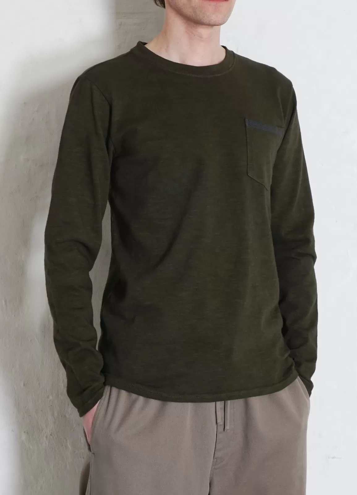 Best Sale Jones | Long Sleeve Crew Neck Pocket T | Seaweed Jerseys