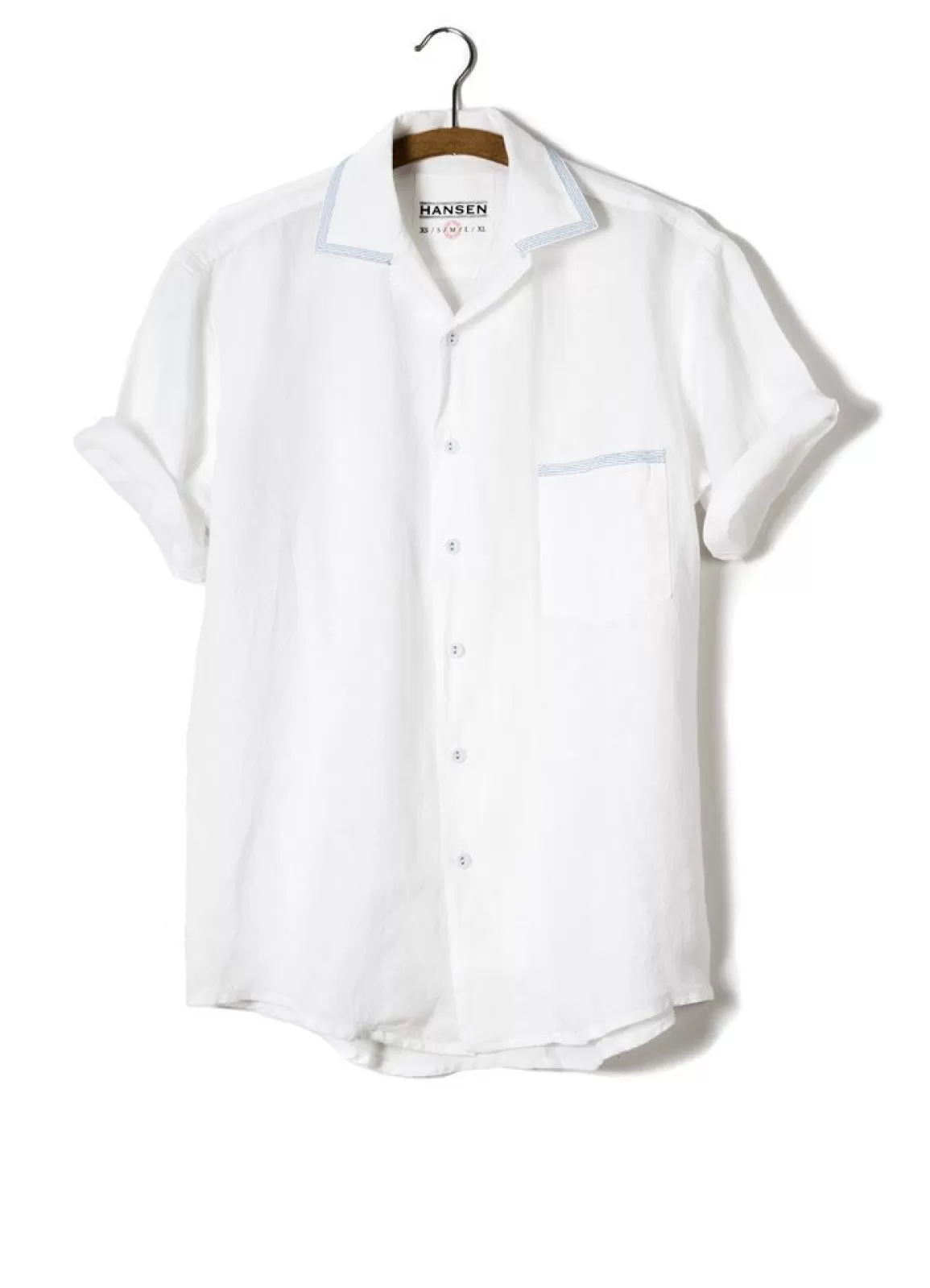 Cheap Jonny | Short Sleeve Linen Shirt | White Shirts