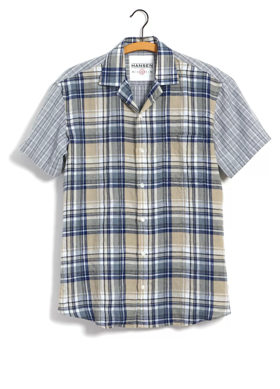 Shop Jonny | Short Sleeve Shirt | Blue Checks Shirts