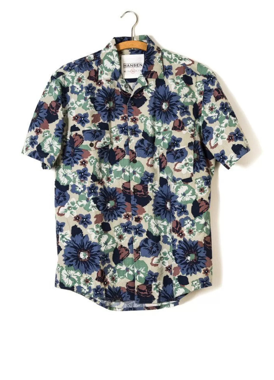 Flash Sale Jonny | Short Sleeve Shirt | Blue Print Shirts