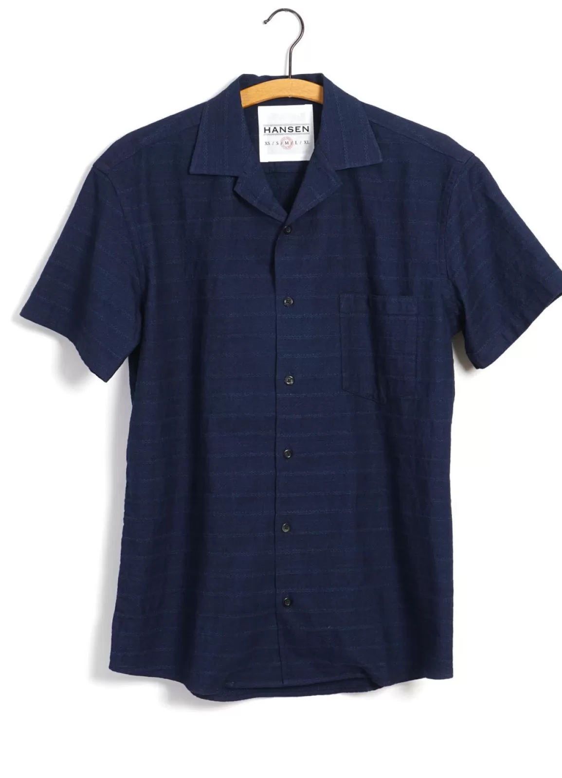 New Jonny | Short Sleeve Shirt | Dobby Indigo Shirts