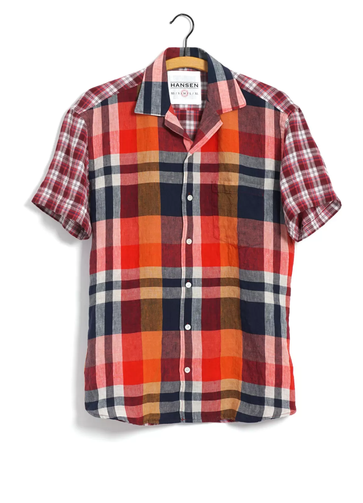 Sale Jonny | Short Sleeve Shirt | Red Checks Shirts