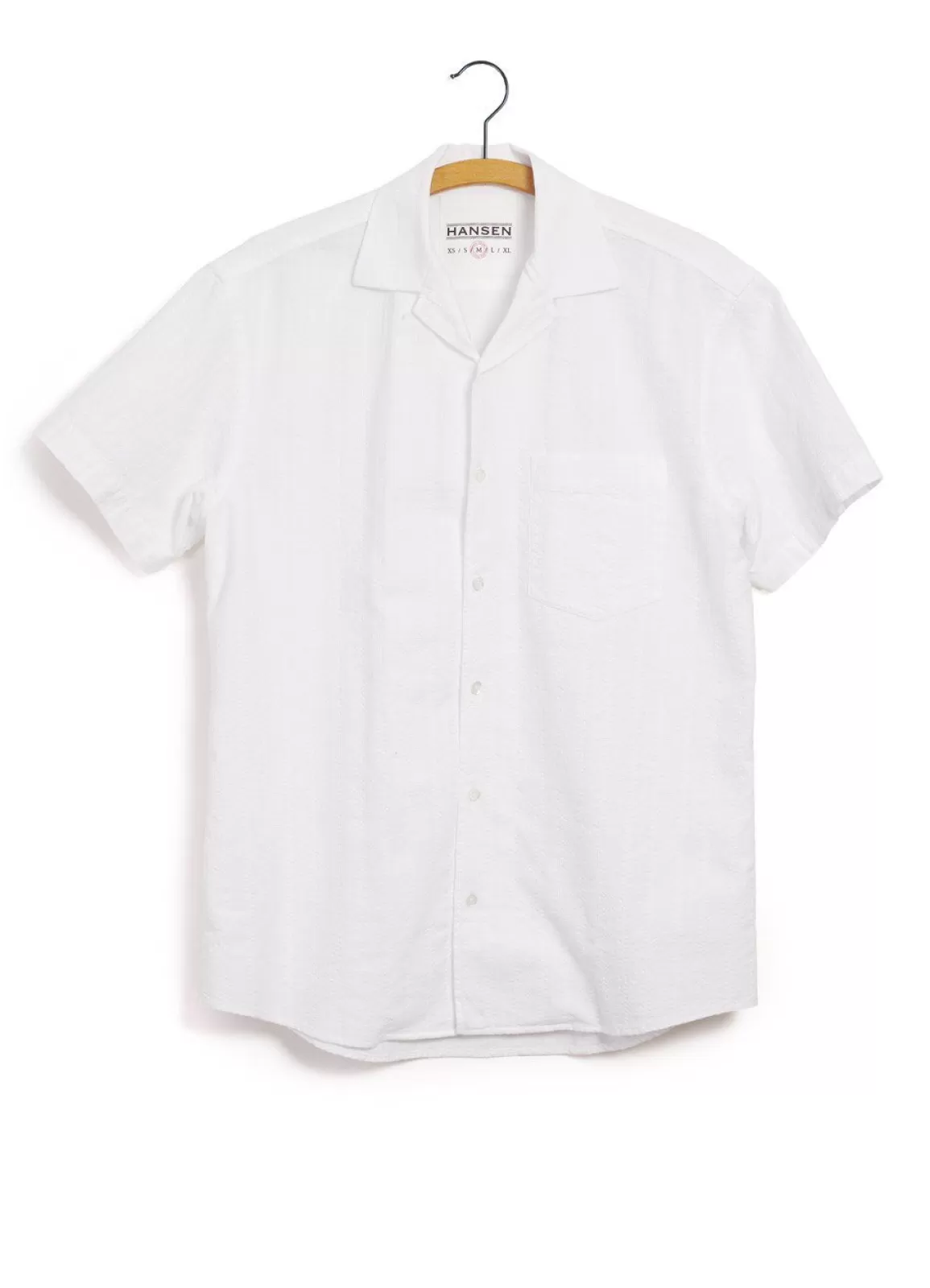 Best Jonny | Short Sleeve Shirt | White Dobby Shirts