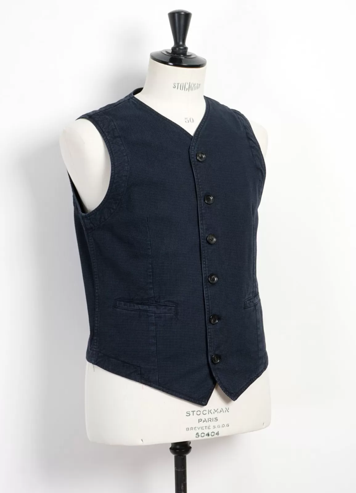 Discount Kaj | Casual Waistcoat | Black Navy Waistcoats