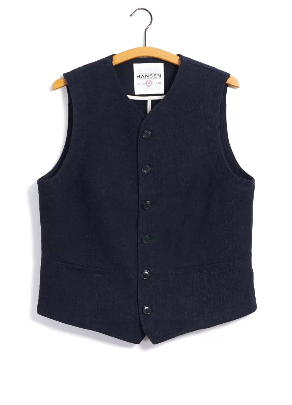 Best Sale Kaj | Casual Waistcoat | Broken Blue Waistcoats