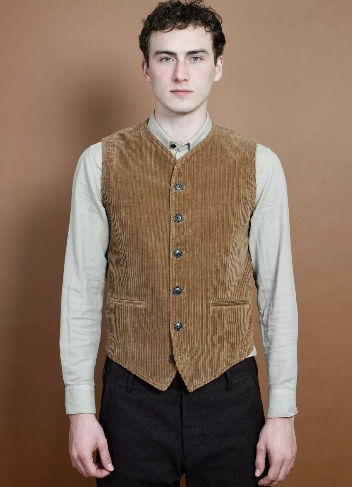 Store Kaj | Casual Waistcoat | Camel Waistcoats