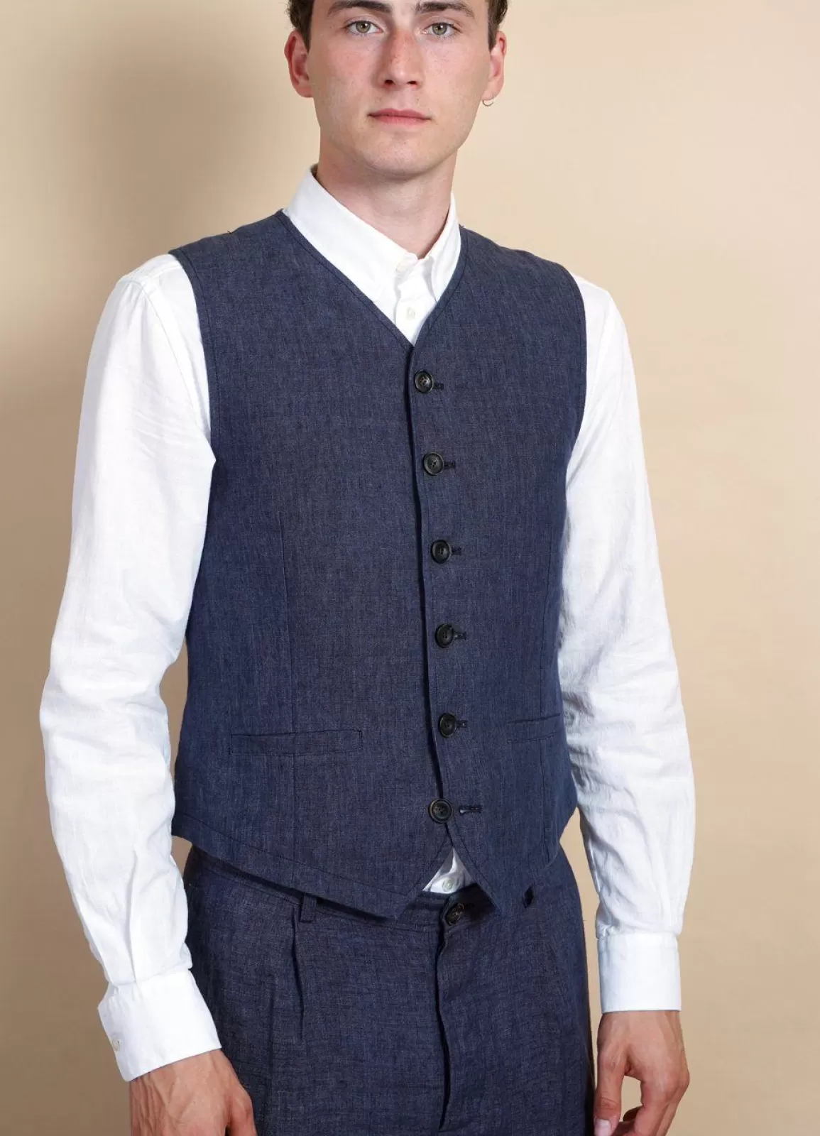 Best Kalle | Casual Classic Vest | Blue Delave Waistcoats