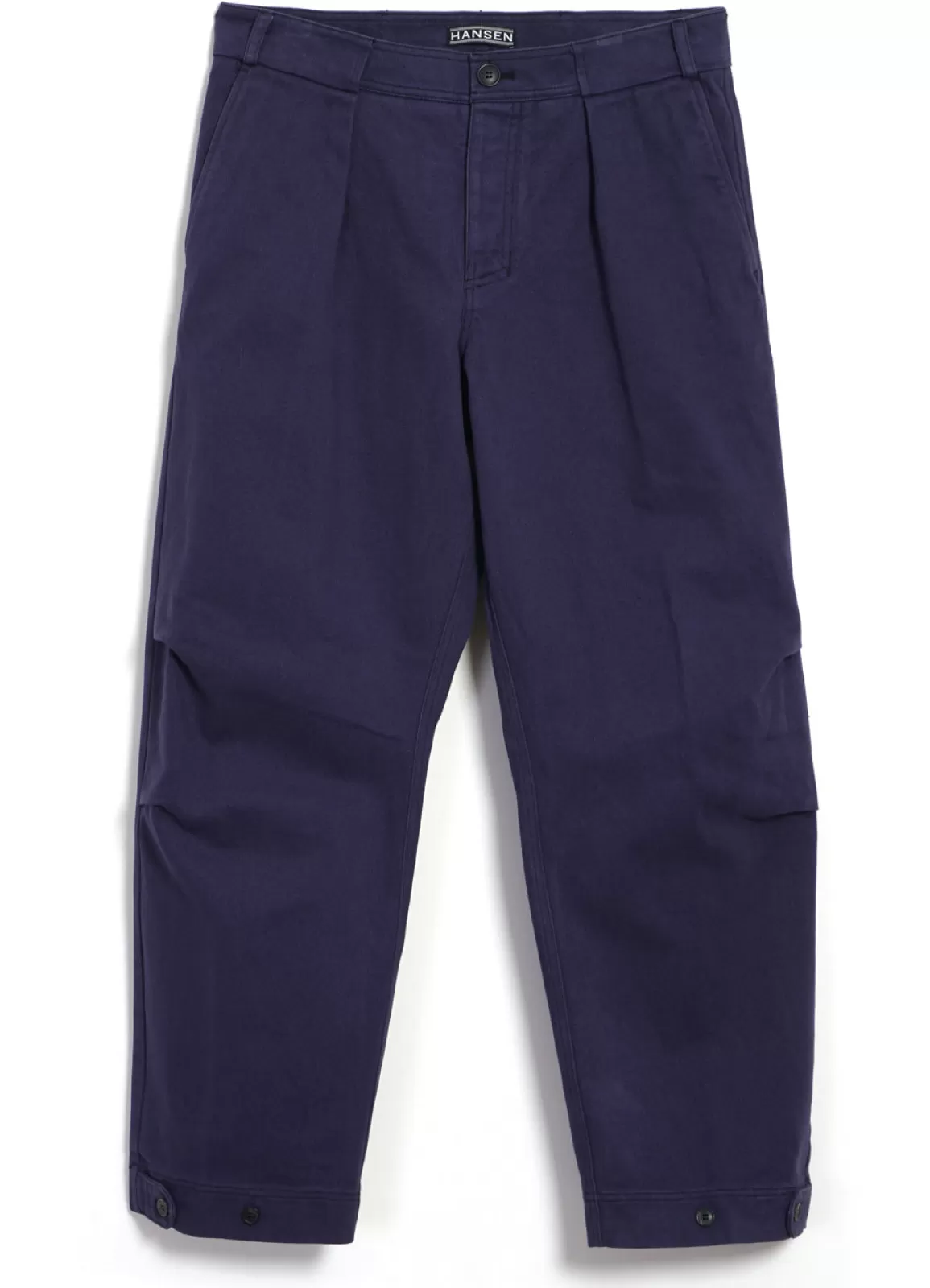 Outlet Karlo | Wide Cut Utility Trousers | French Blue Trousers