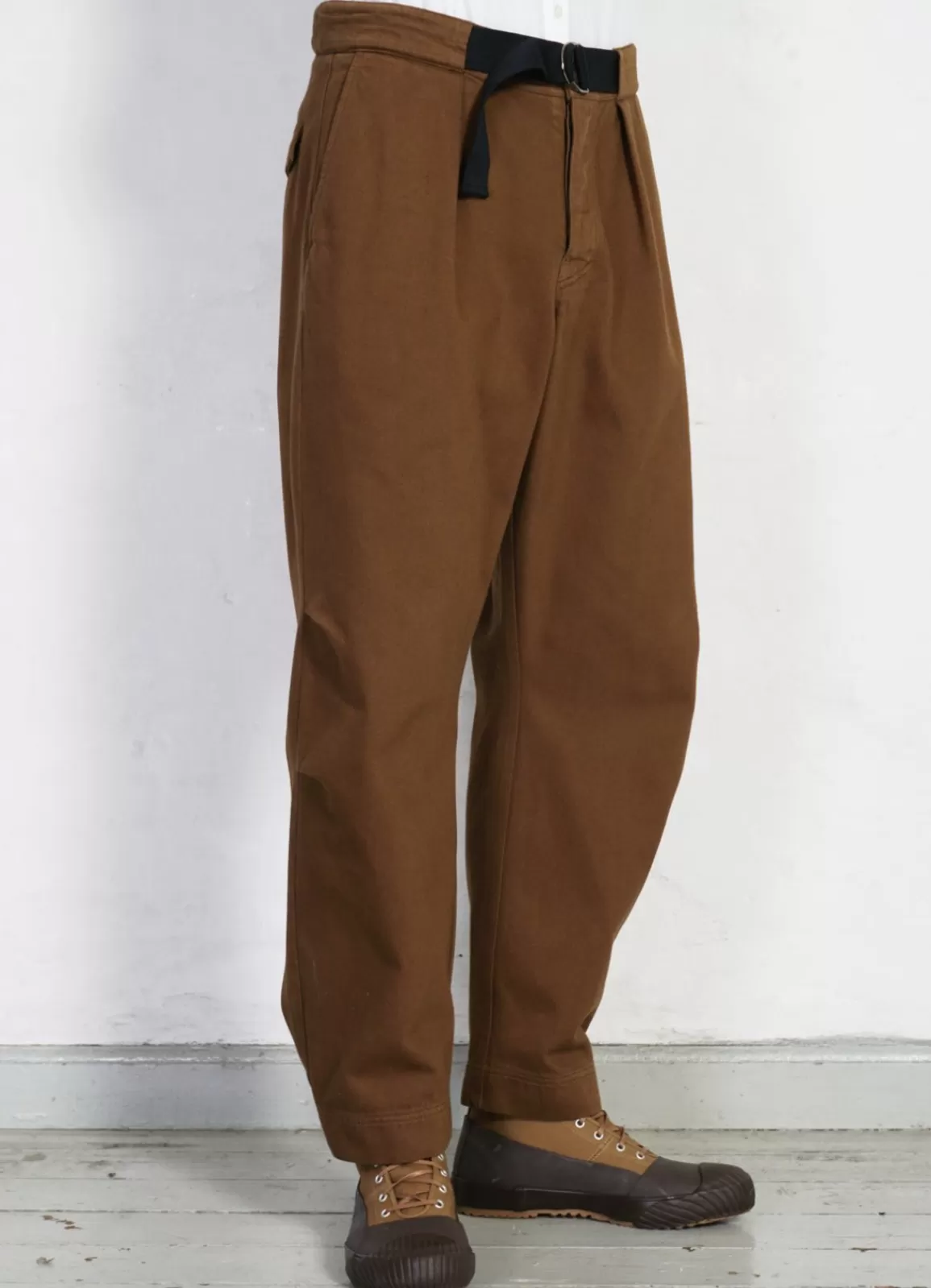 Fashion Karlo | Wide Cut Utility Trousers | Nut Trousers