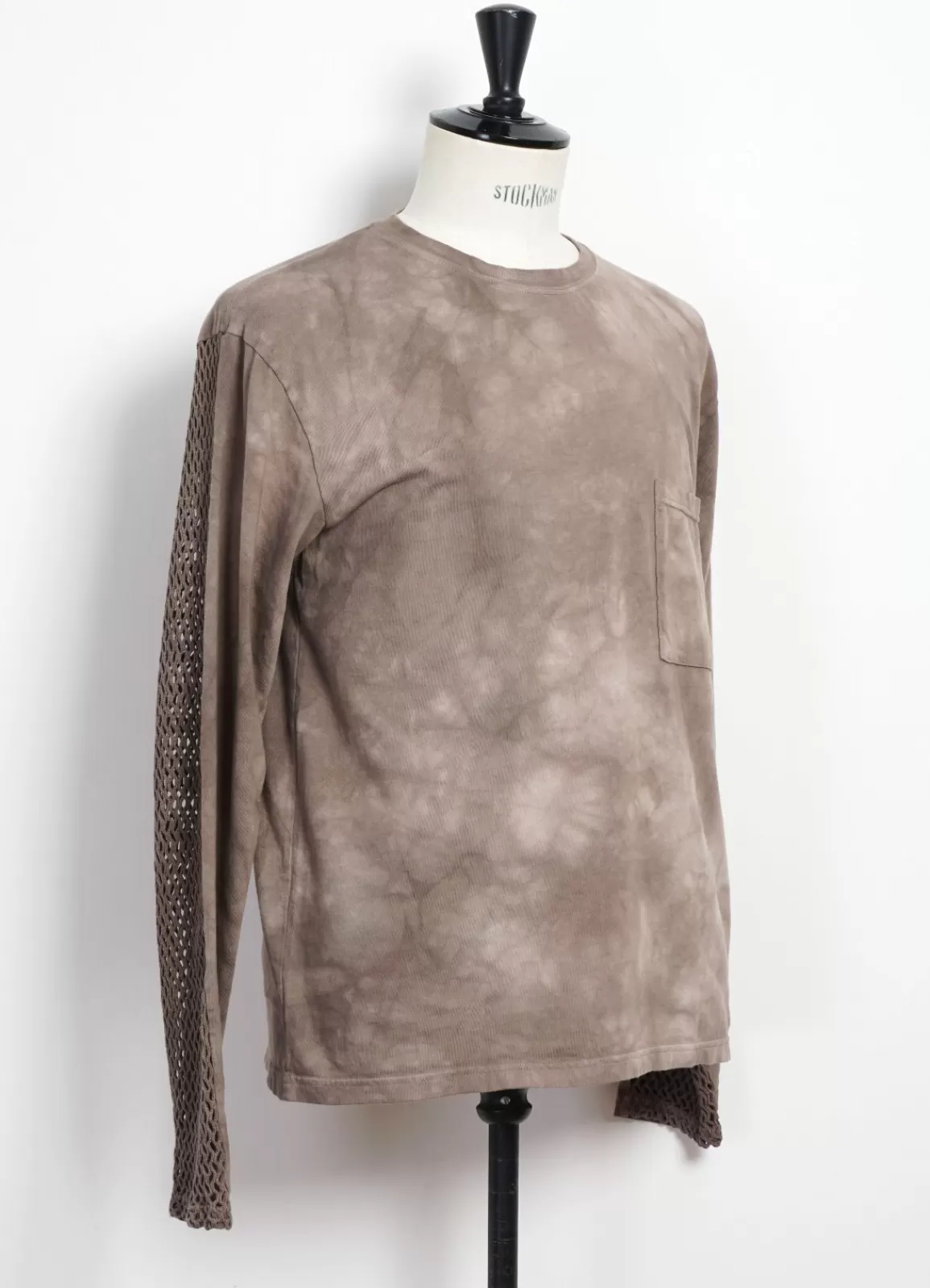 Cheap Katabira | Mesh Long Sleeve Tee | Grey Jerseys