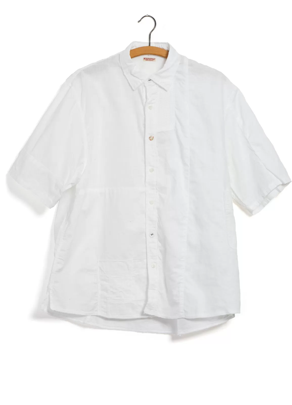 Sale Katmandu | Short Sleeve Patch Shirt | White Shirts