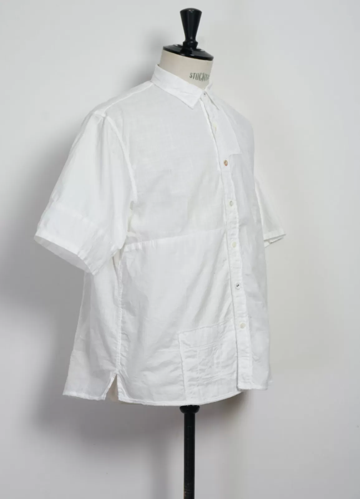 Sale Katmandu | Short Sleeve Patch Shirt | White Shirts