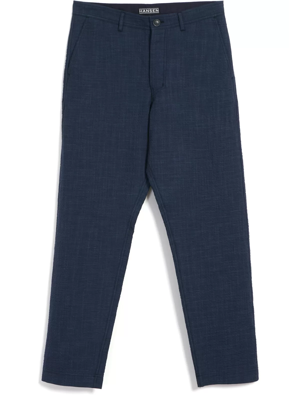 Shop Ken | Wide Cut Trousers | Crinkle Blue Suiting