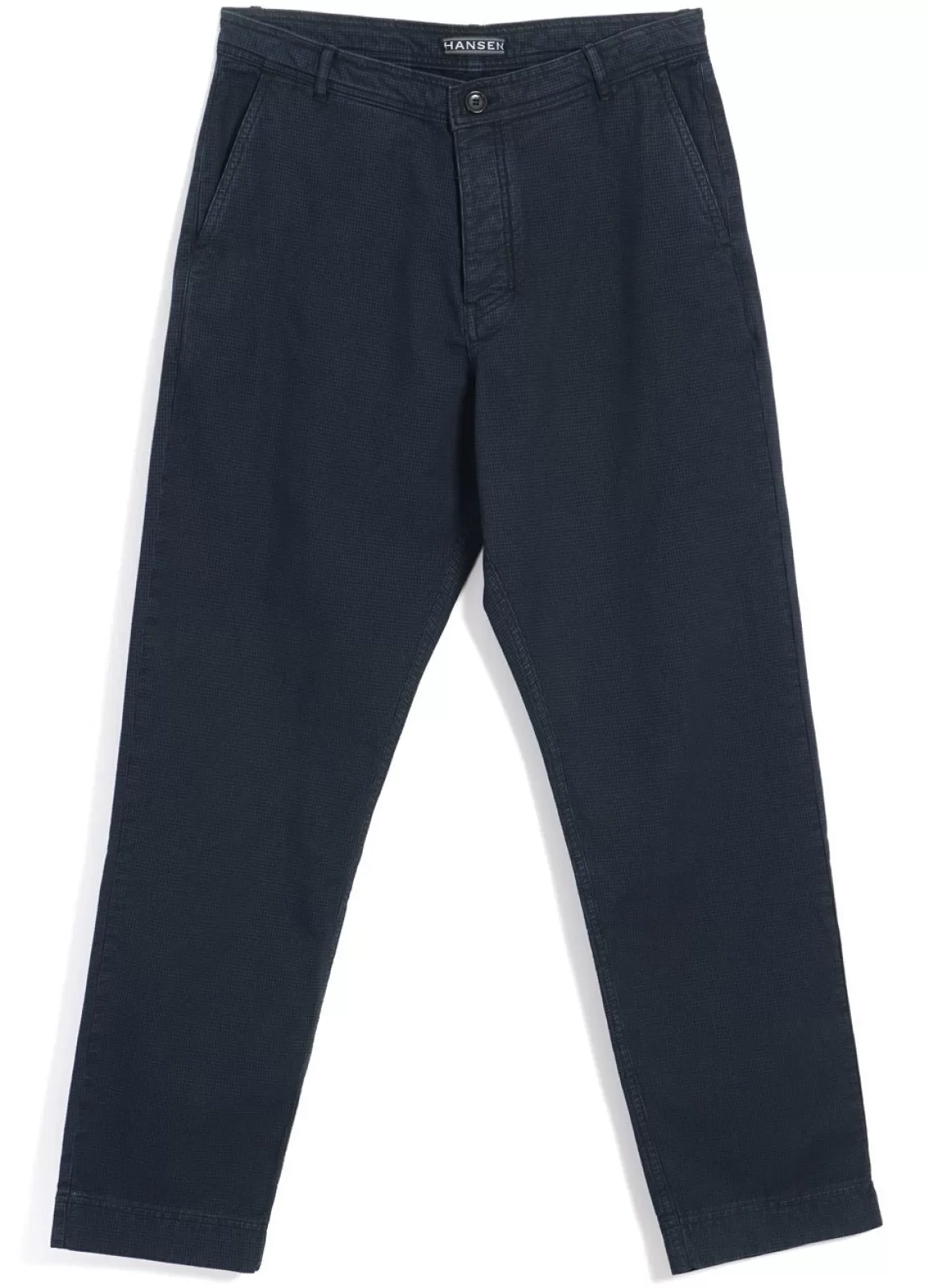 Shop Ken | Wide Cut Work Trousers | Black Navy Suiting