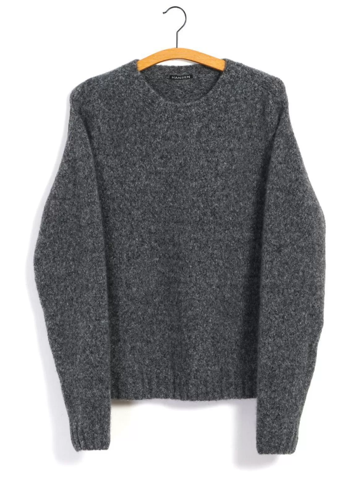 New Leonard | Knitted Crew Neck Sweater | Ashes Knitwear