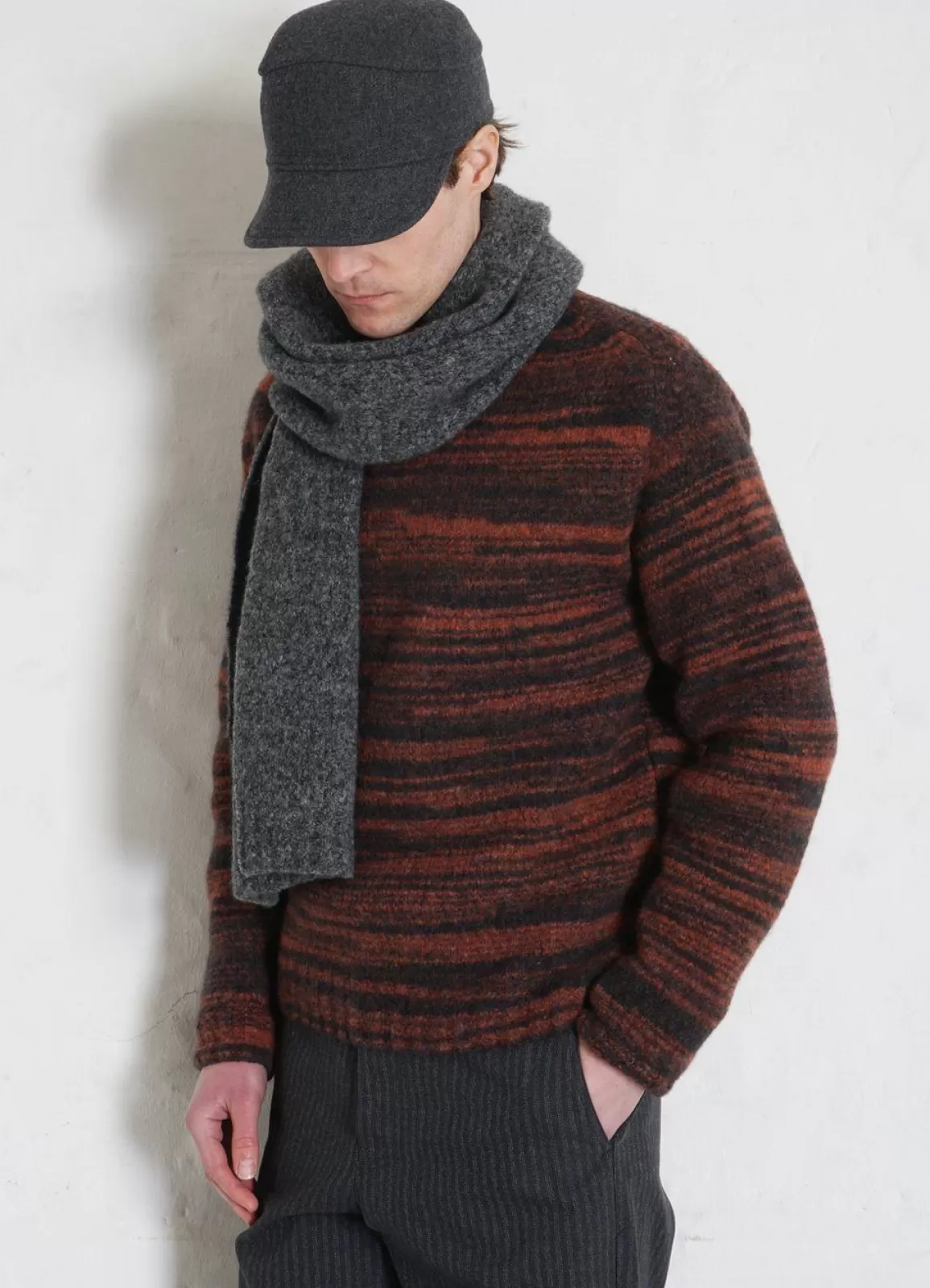 Cheap Leonard | Knitted Crew Neck Sweater | Bonfire Knitwear