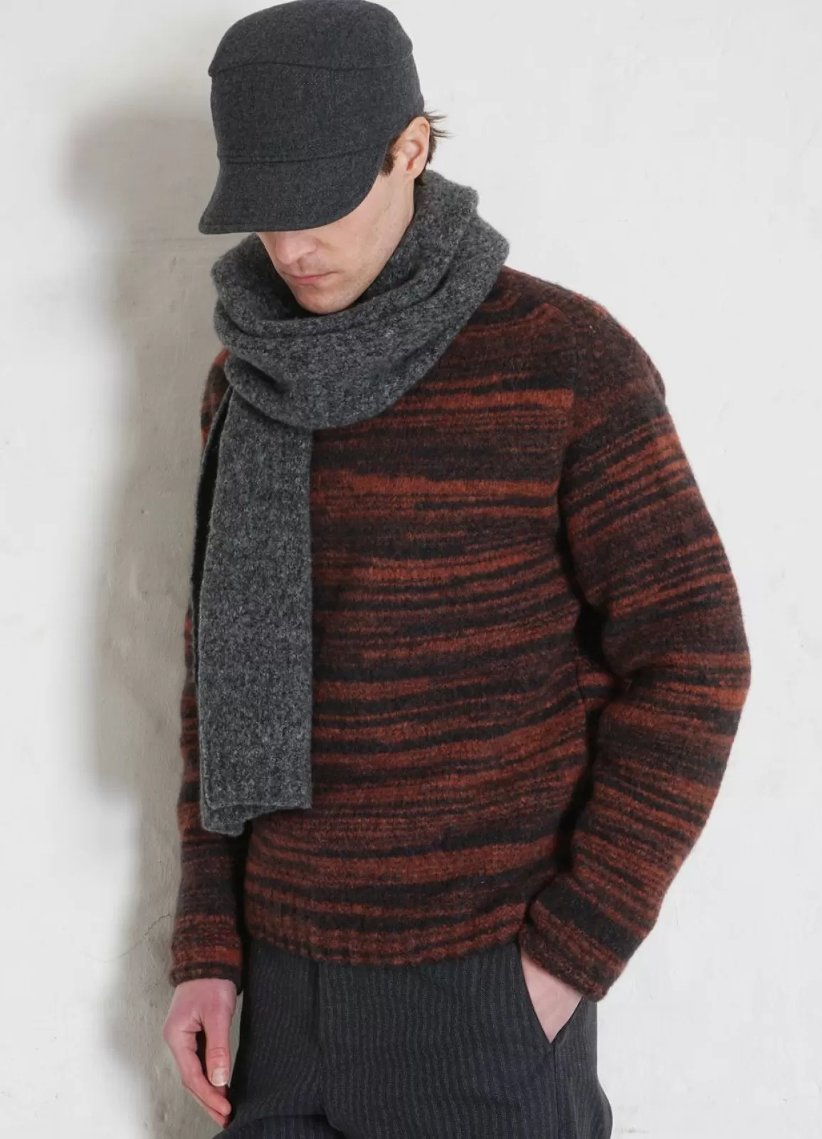 Discount Luis | Knitted Scarf | Ashes Knitwear