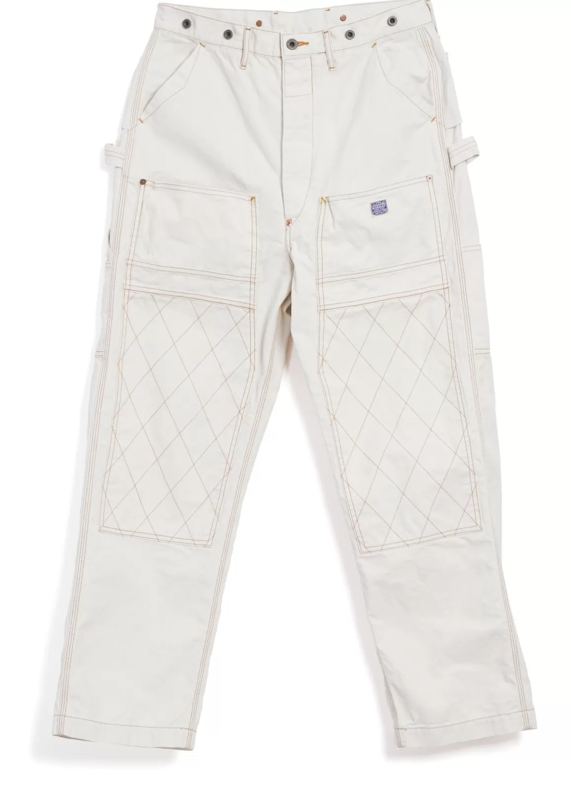 Flash Sale Lumber Pants | Thin Canvas Trousers | Ecru Trousers