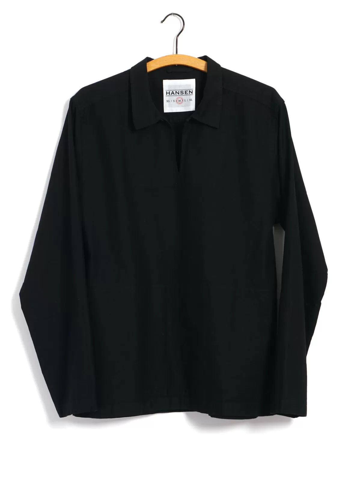 Outlet Magne | Casual Pull-On Shirt | Black Shirts