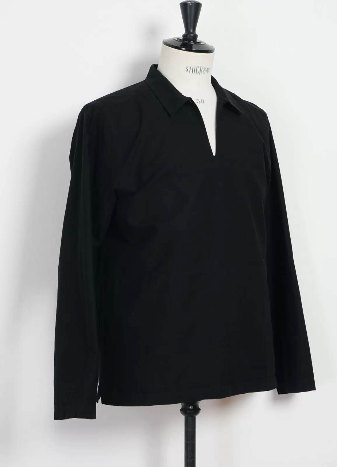 Outlet Magne | Casual Pull-On Shirt | Black Shirts