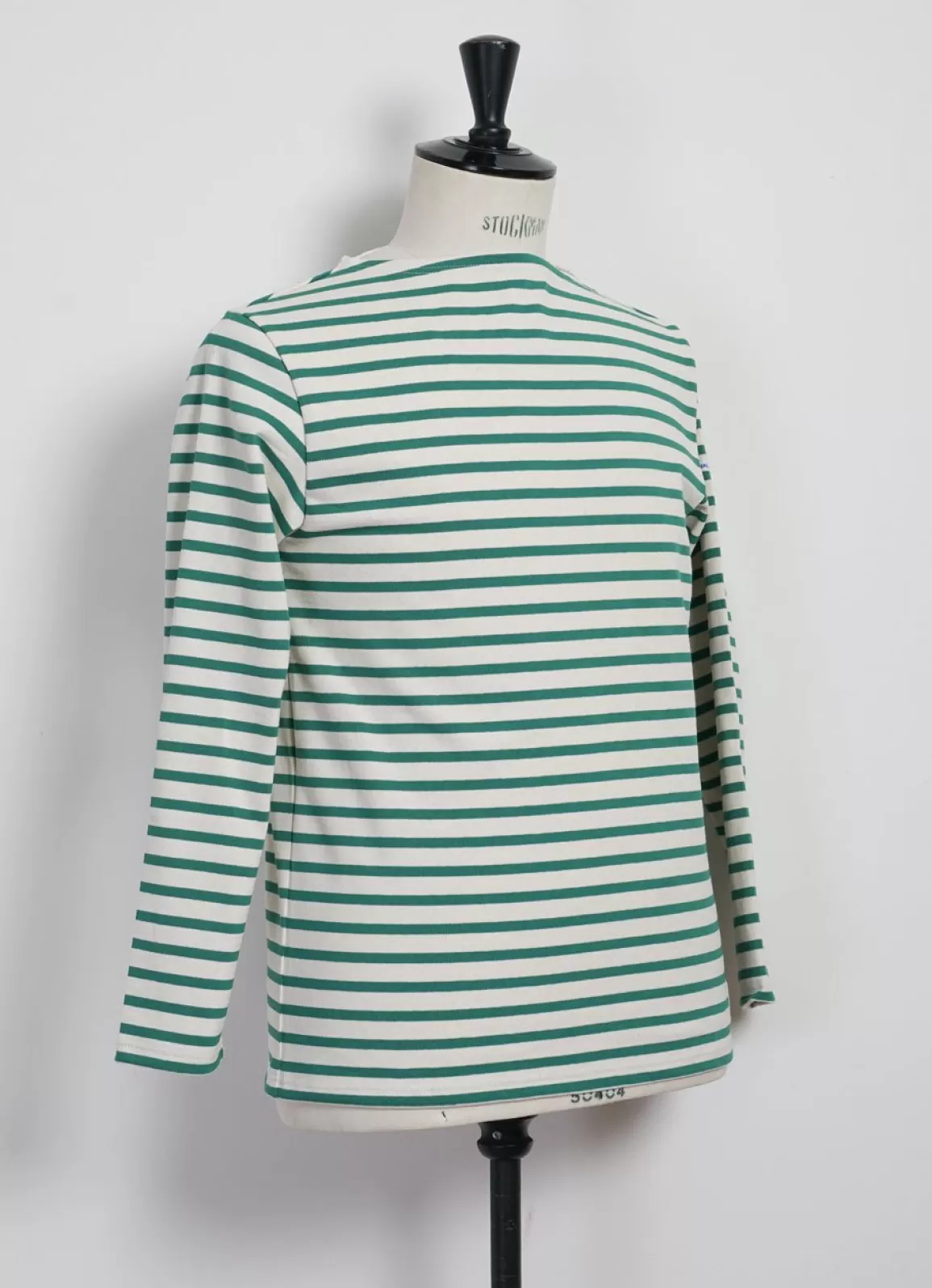 Sale Marine Nationale | Striped T-Shirt | Ecru Grass Jerseys