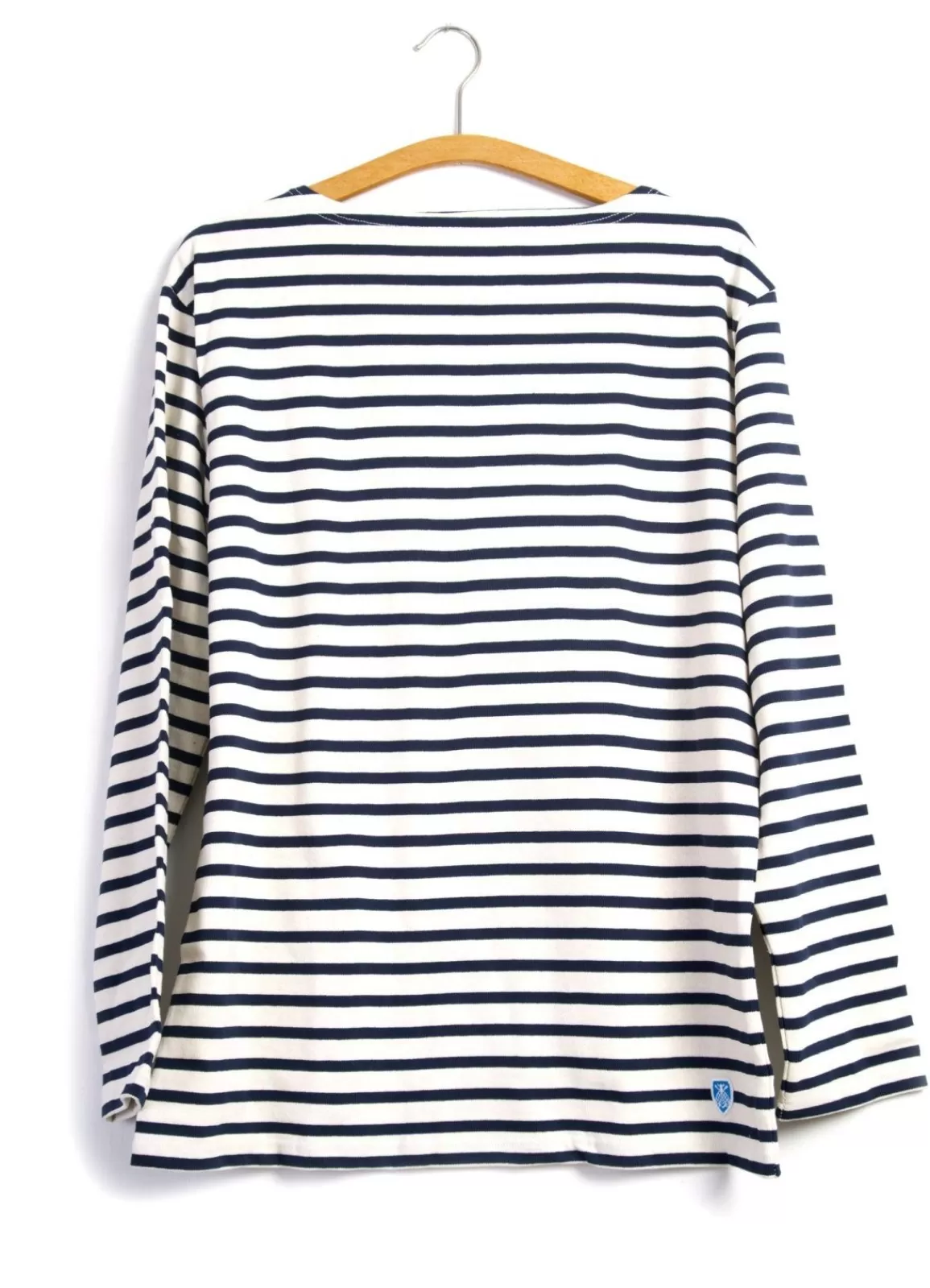 Outlet Marine Nationale | Striped T-Shirt | Ecru Marine Jerseys