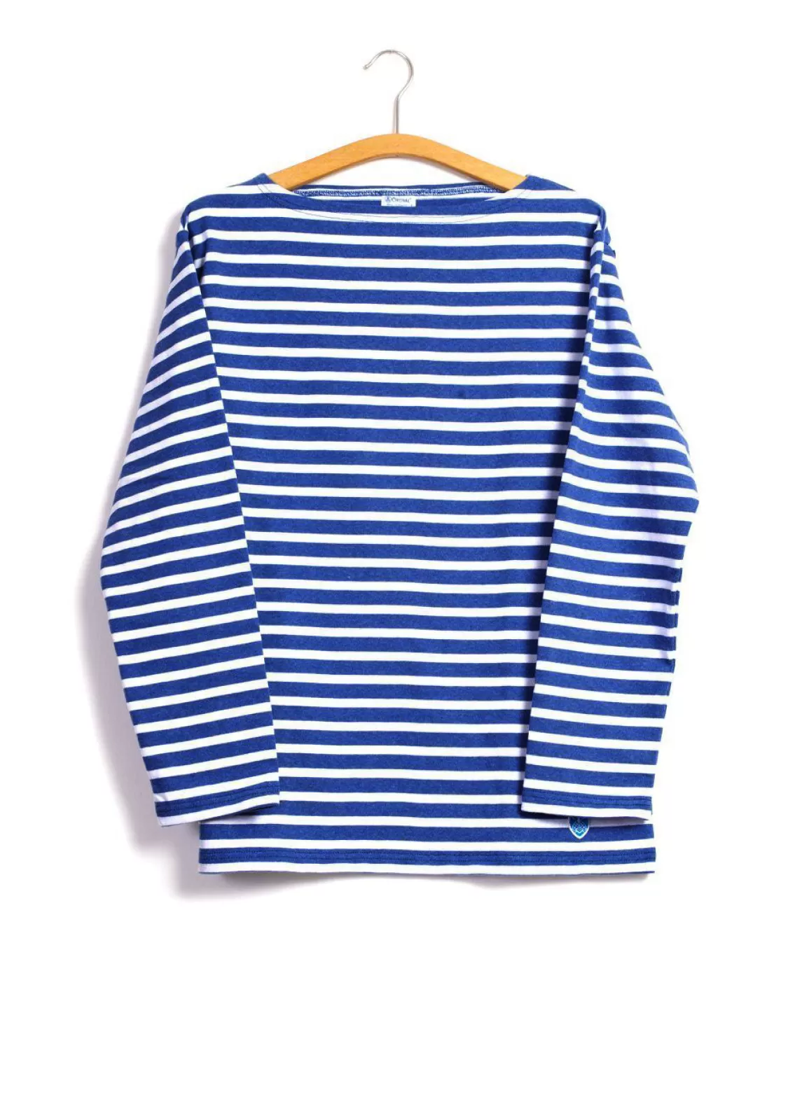 Online Marine Nationale | Striped T-Shirt | Peacock White Jerseys