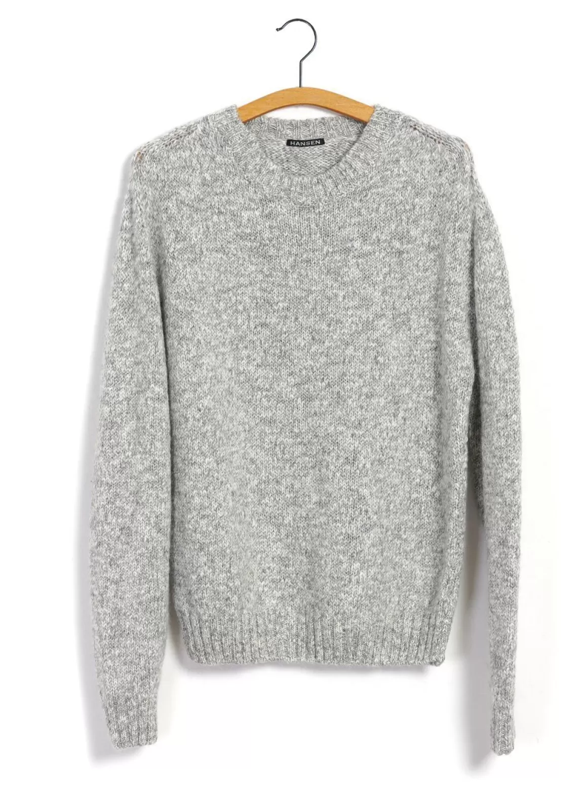 Hot Mattias | Knitted Crew Neck Sweater | Smoke Knitwear