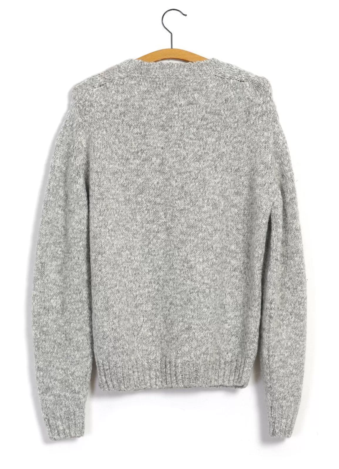 Hot Mattias | Knitted Crew Neck Sweater | Smoke Knitwear