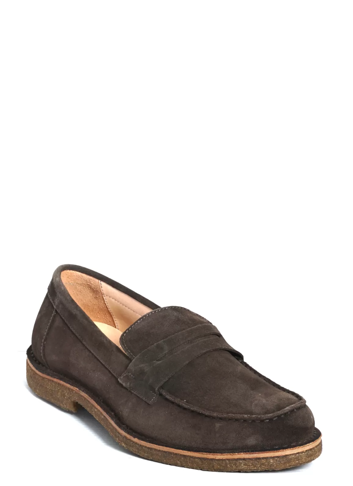 Sale Mokaflex | Suede Loafer | Dark Chestnut Shoes