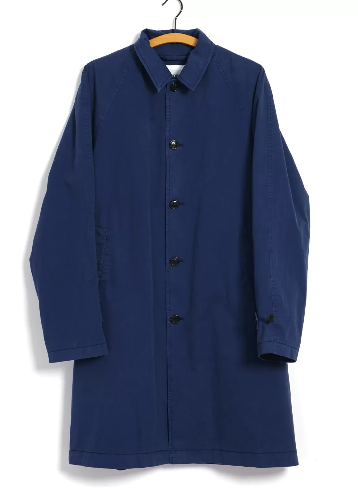 Best Moritz | Long Windbreaker Coat | Work Blue Jacket & Coats