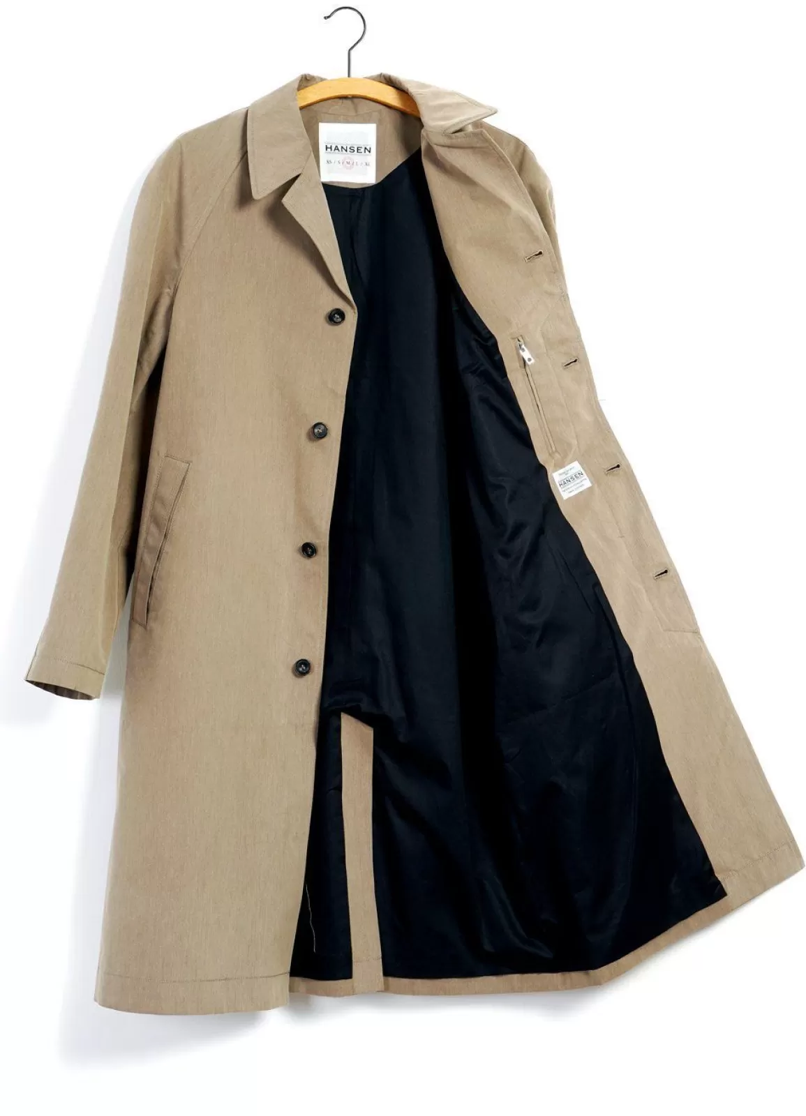 Outlet Morten | Long Windbreaker Coat | Cardboard Jacket & Coats