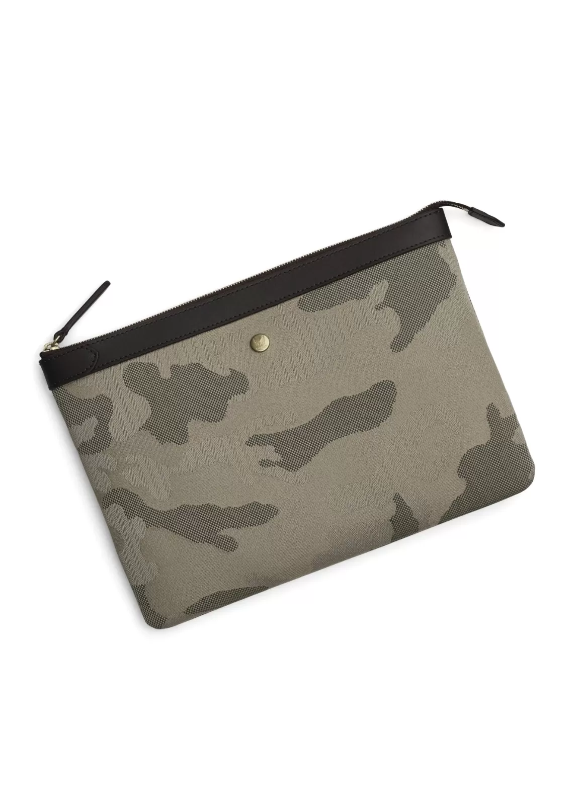 Hot M/S Pouch Large | Sage Camo/Dark Brown Bags