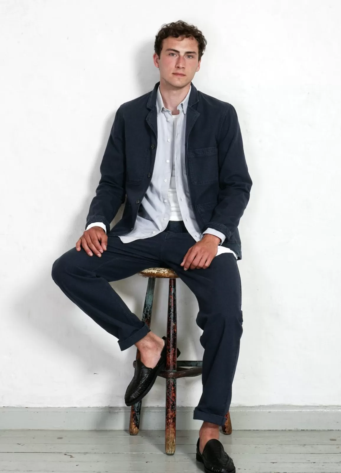 Clearance Nicolai | Informal 4-Button Blazer | Black Navy Blazers