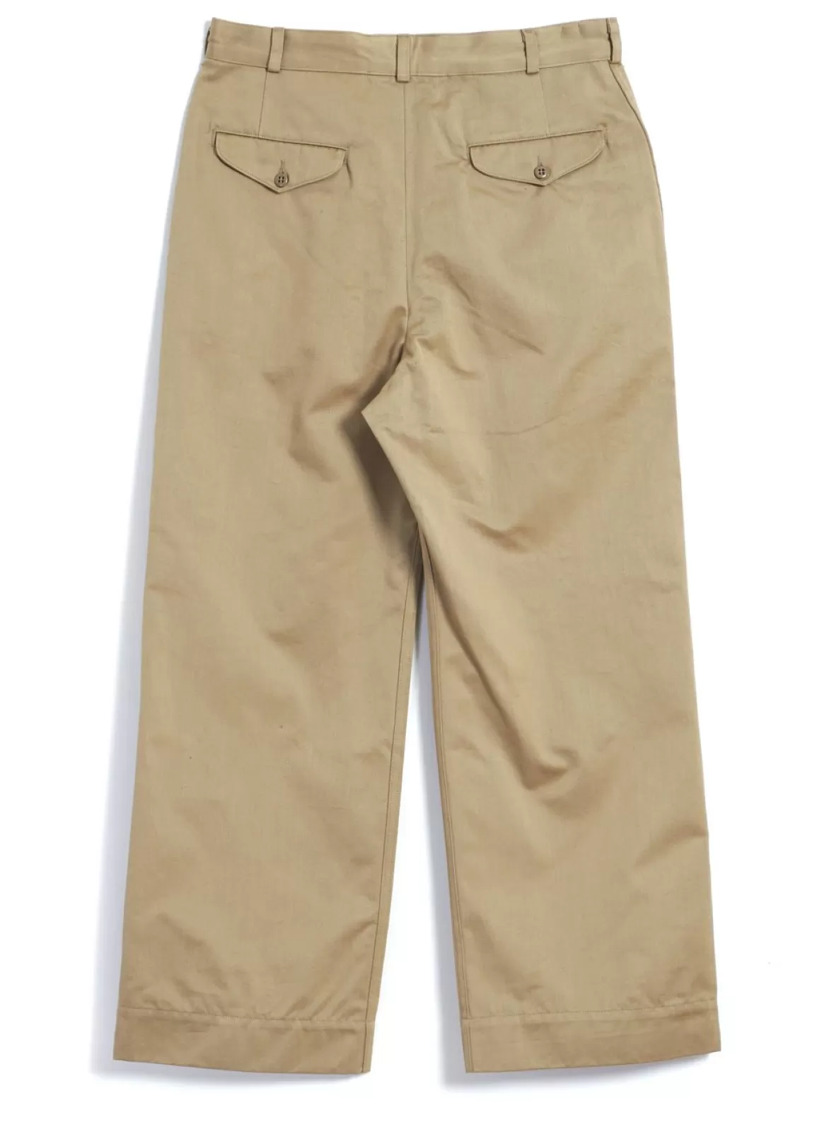 Outlet Officer Chino | Wide Fit Chino Pants | Khaki Trousers