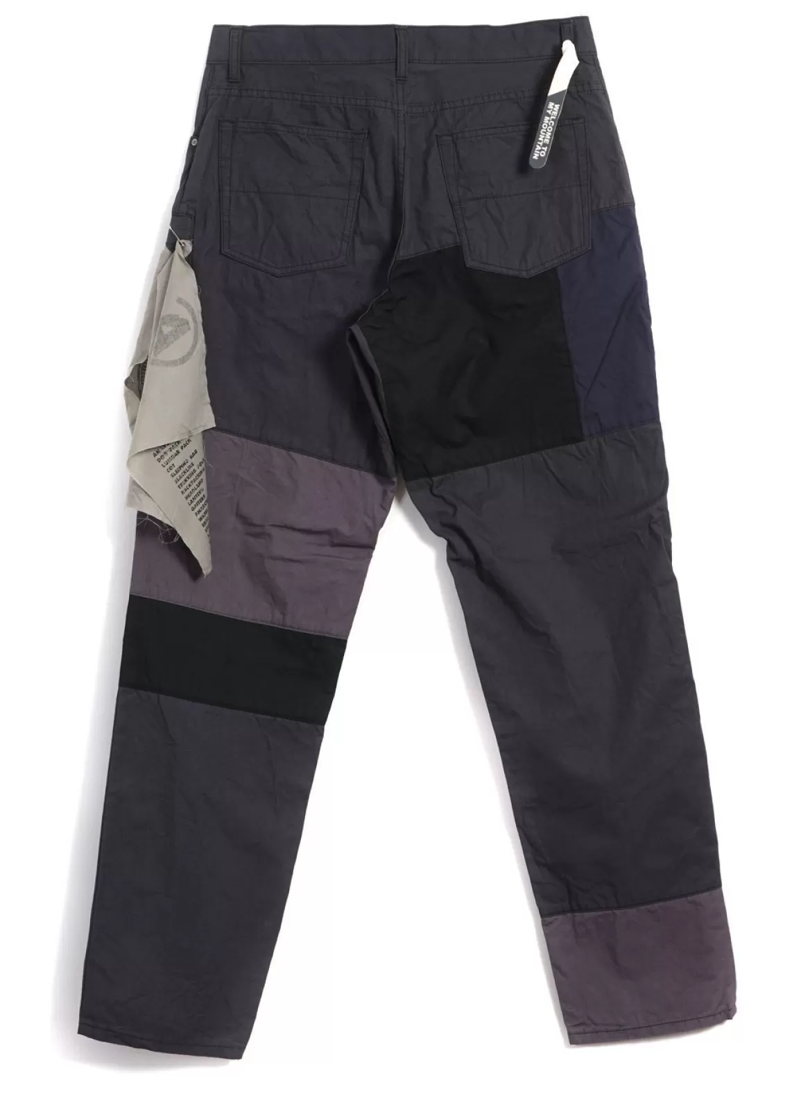 Clearance Patchwork Pants | Grey Trousers