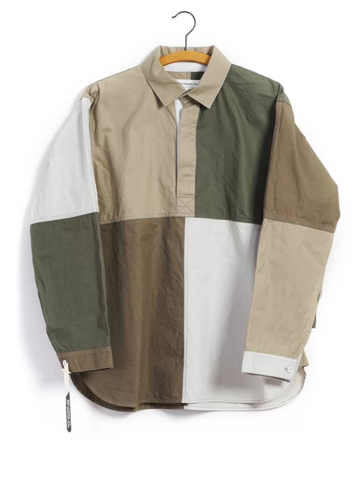 Clearance Patchwork Shirt | Beige Shirts