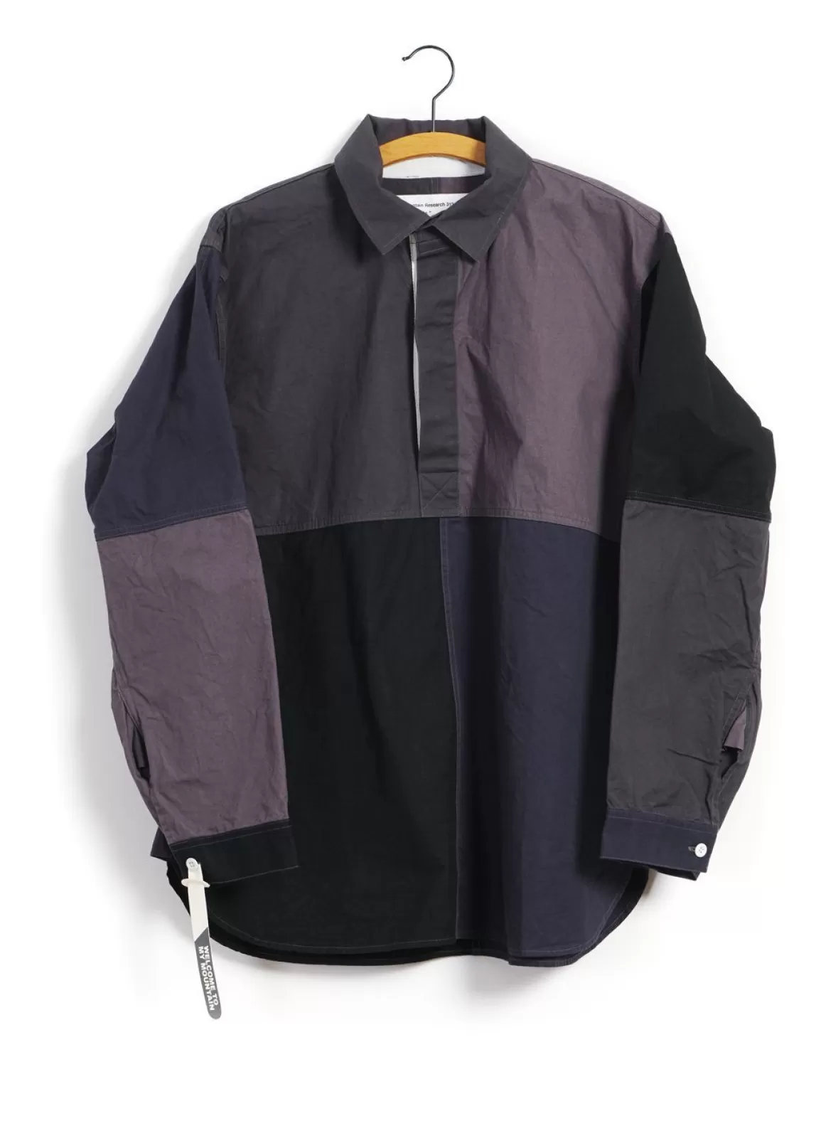 Cheap Patchwork Shirt | Grey Shirts