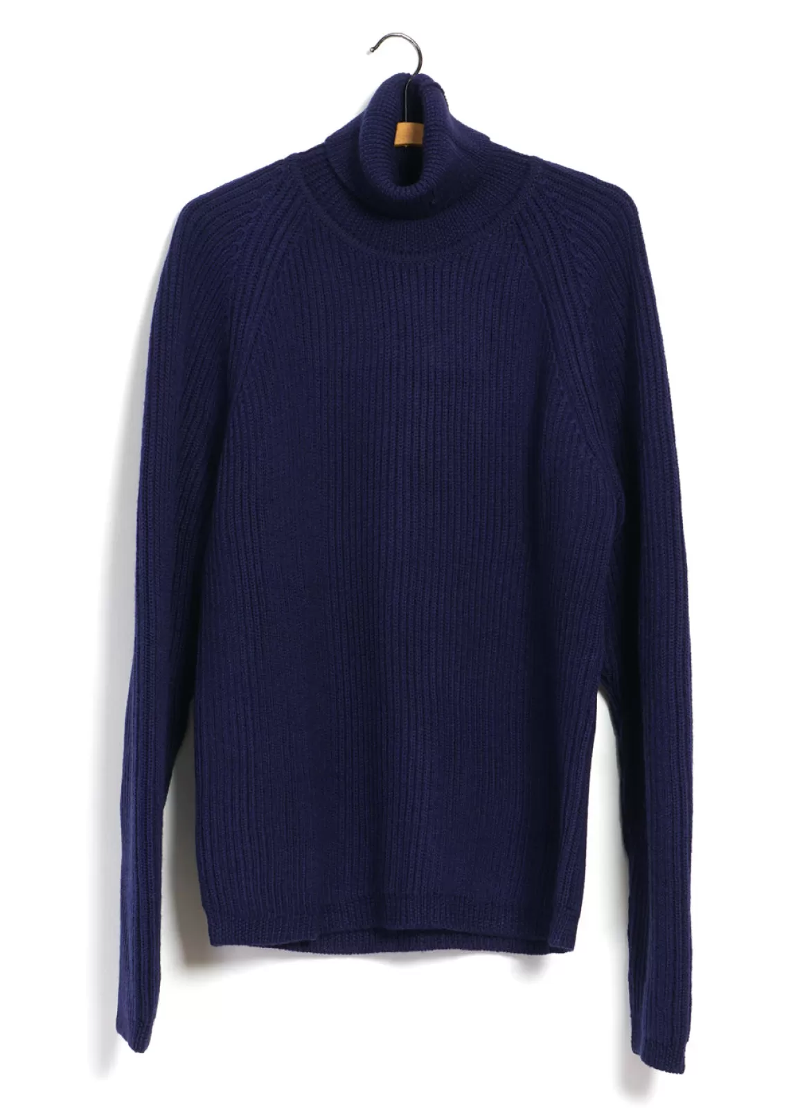 Fashion Pelle | Heavy Knit Turtleneck | Royal Blue Knitwear