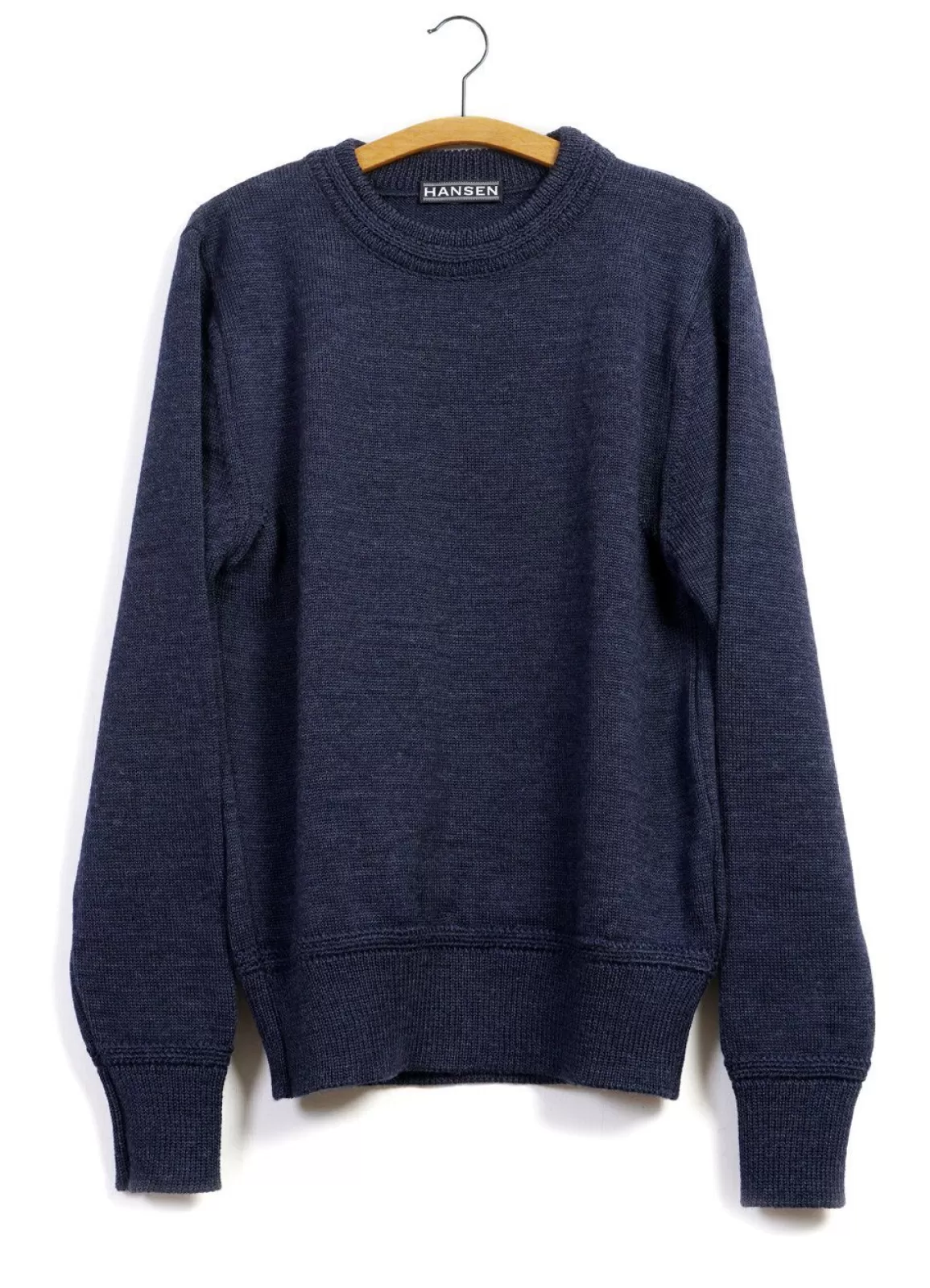 Outlet Ragnar | Knitted Wool Sweater | Blue Knitwear