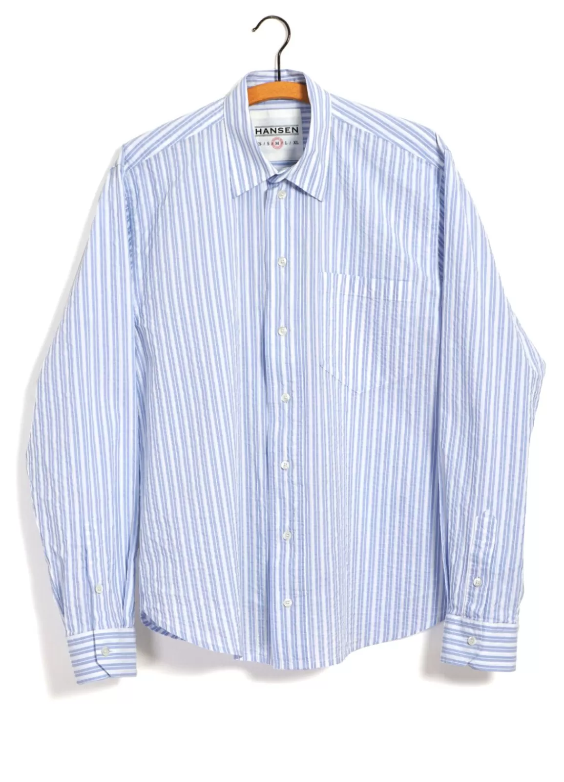 Shop Raymond | Relaxed Classic Shirt | Big Blue Stripes Shirts