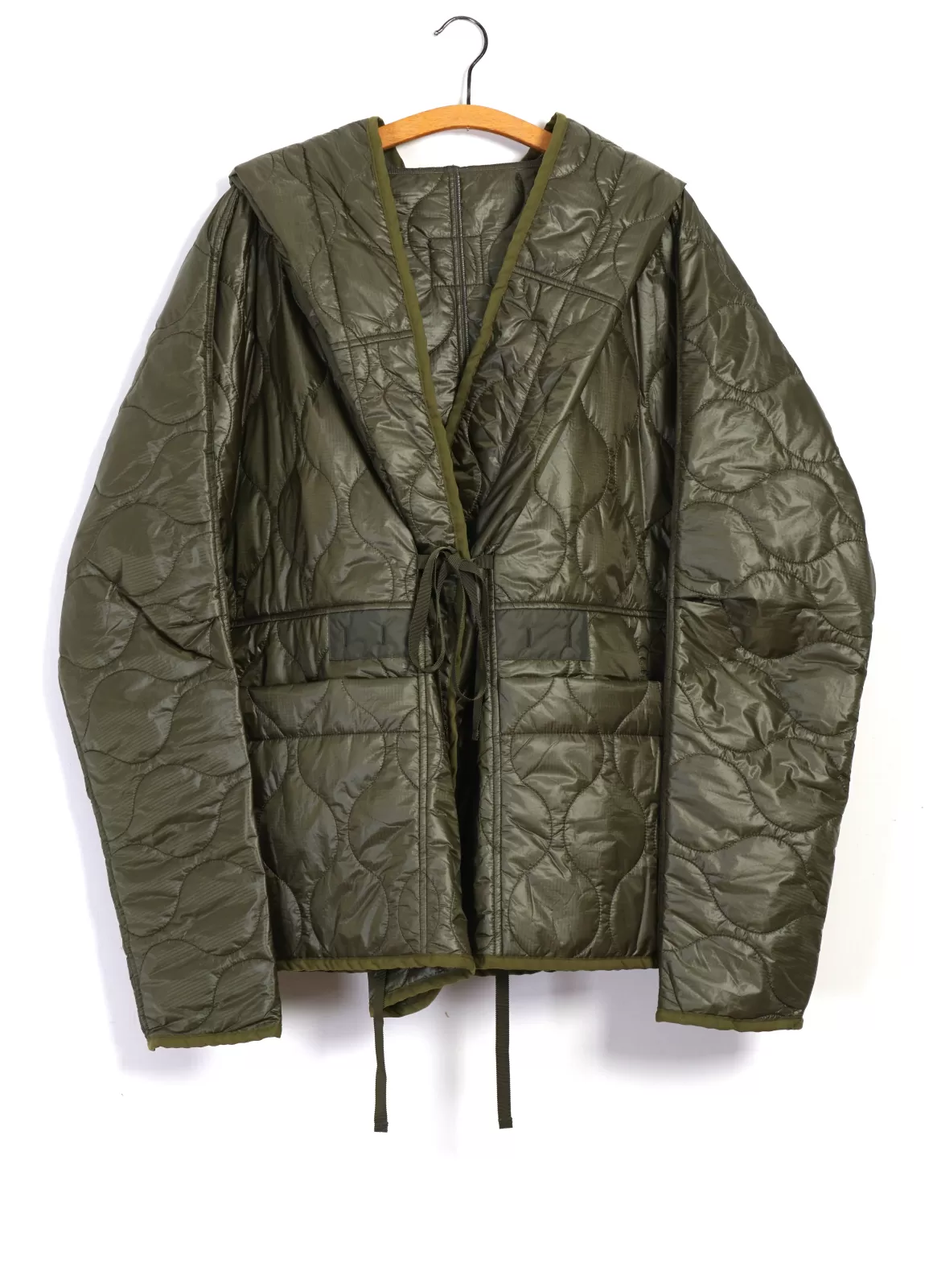 Discount Ring Coat | Quilted Nylon Jacket | Khaki Jacket & Coats