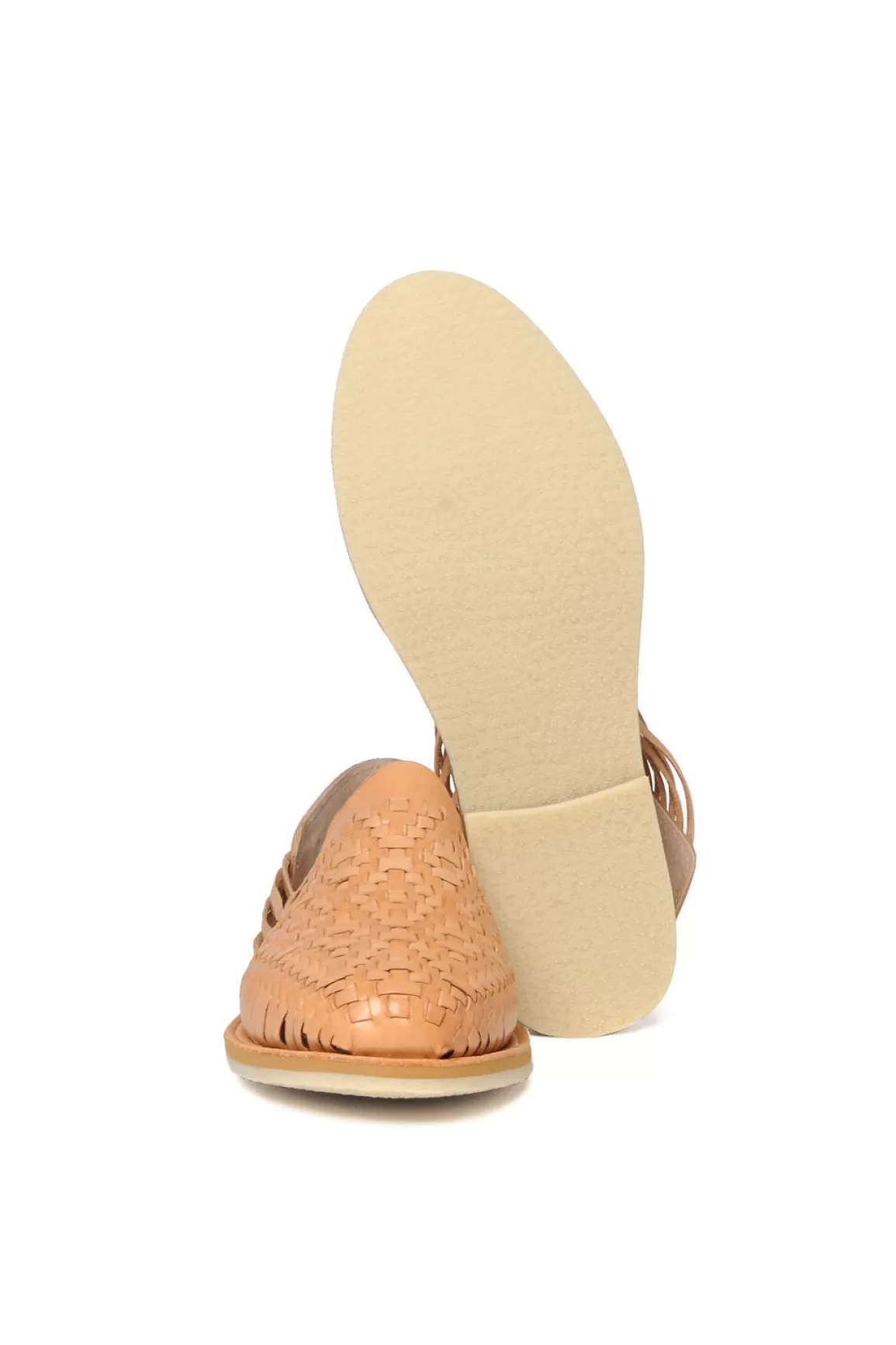 Sale Rio Grande Leather Huarache | Slip On Vegetable Tanned Sandals | Tan 1 Sandals