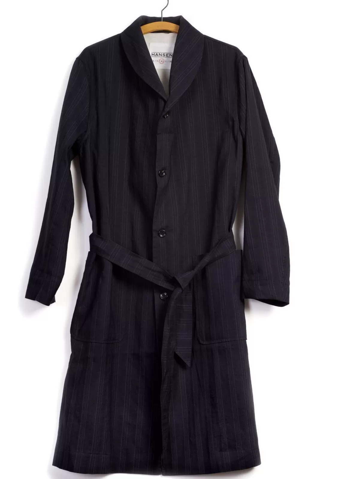 Store Rob | Shawl Collar Coat | Black Stripe Jacket & Coats