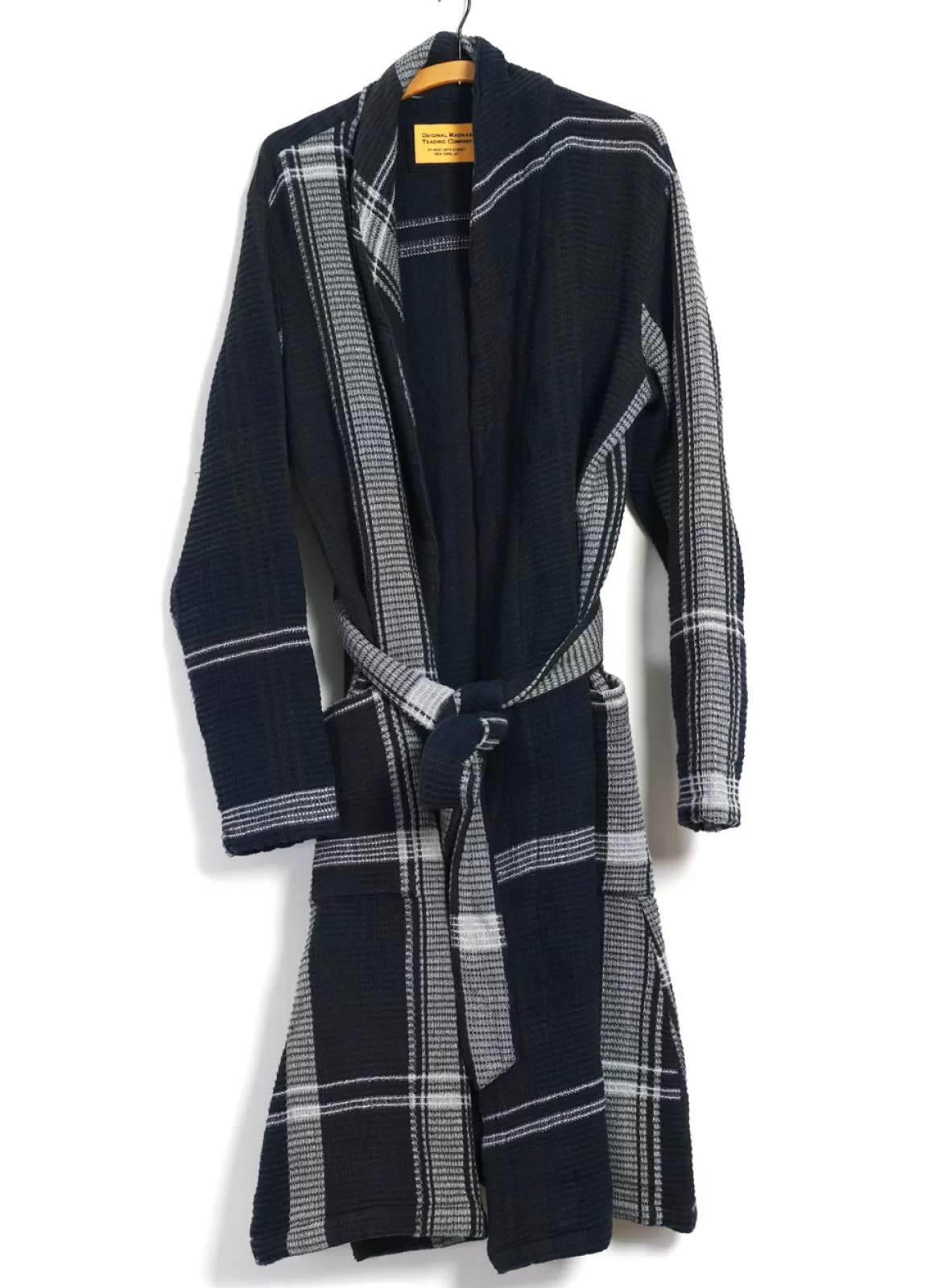 Clearance Robe | Honeycomb Weave | Black/Navy/White Homewear