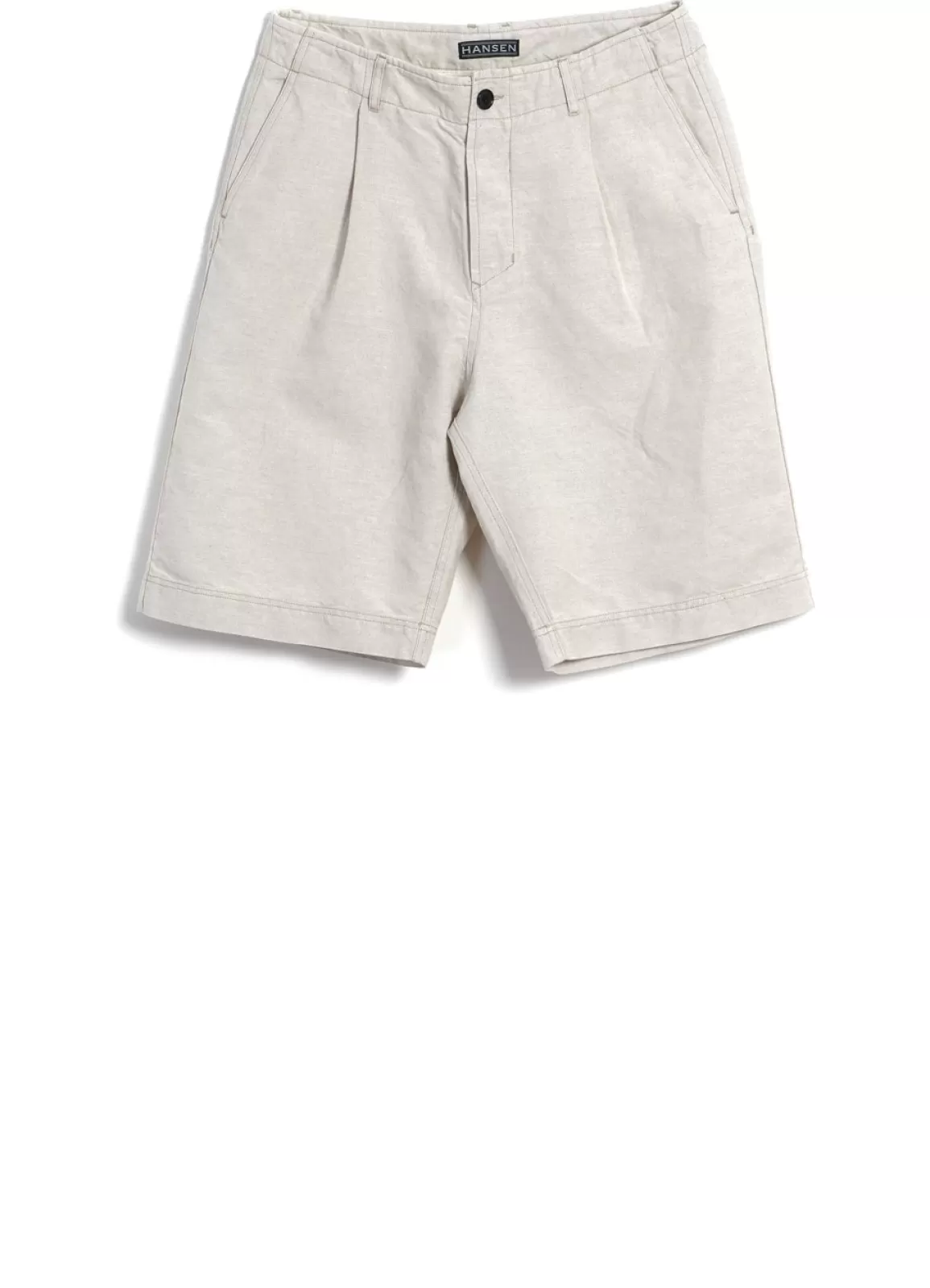 Shop Robin | Super Wide Pleated Shorts | Flax Nature Trousers