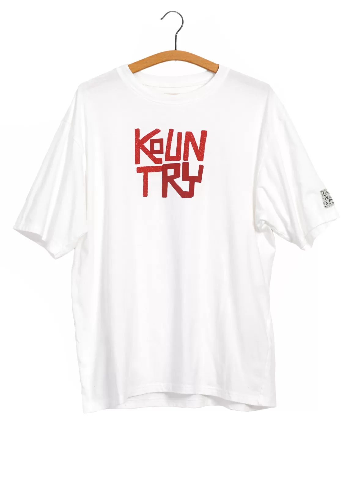 Cheap Rookie Crew | Kountry Logo T | White & Red Jerseys