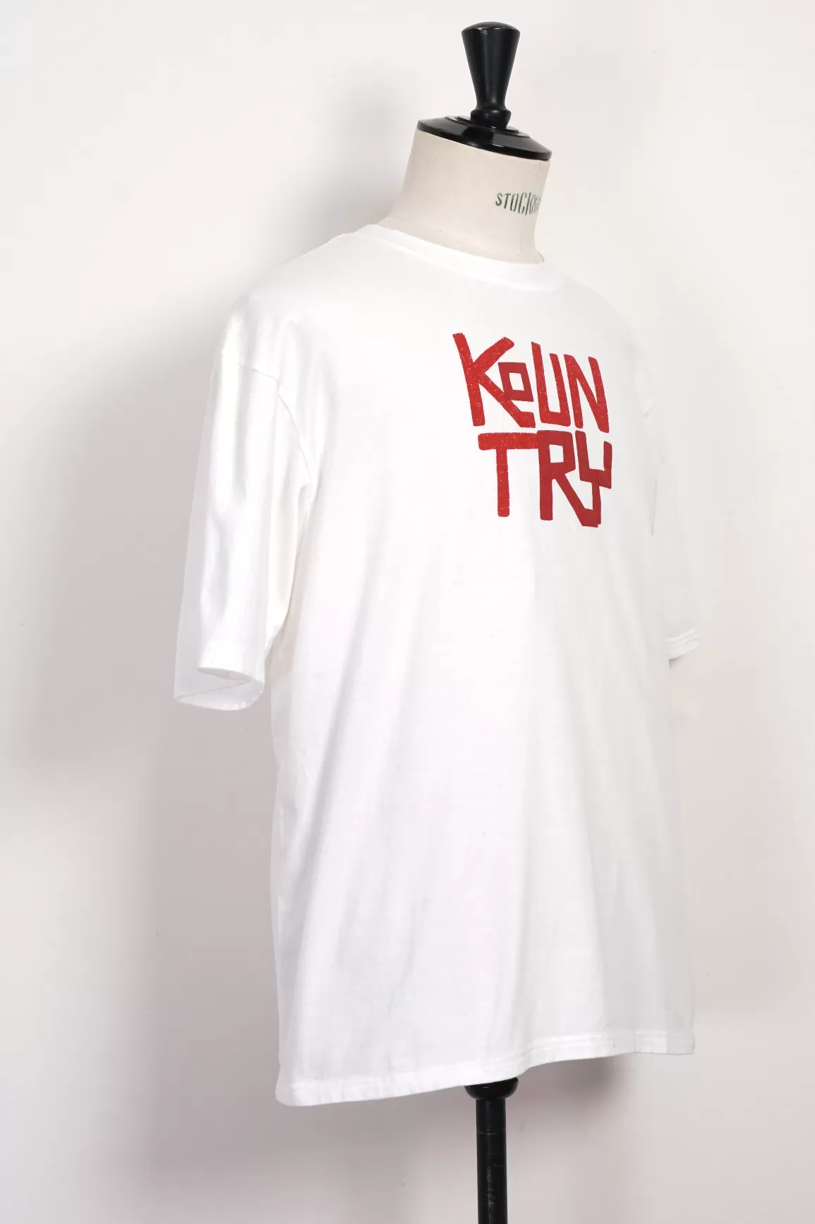 Cheap Rookie Crew | Kountry Logo T | White & Red Jerseys