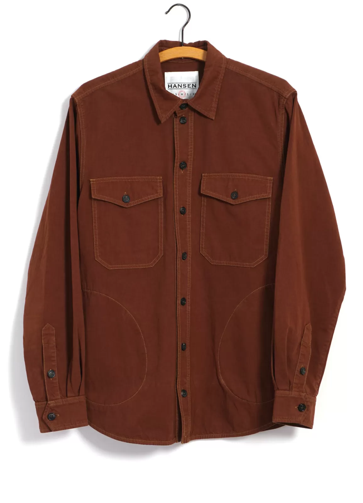 Discount Ruben | Casual Over Shirt | Brick Shirts